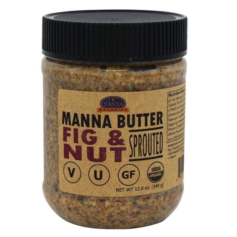 manna organics manna butter sprouted fig & nut