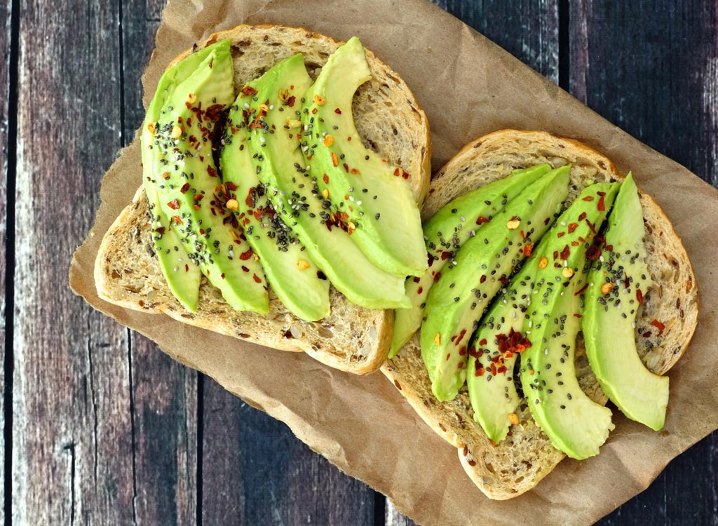 Avocado toast - healthy breakfast for weight loss
