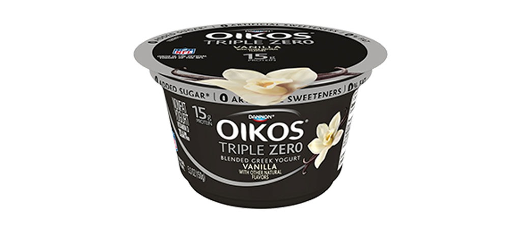 Dannon Oikos Triple Zero Greek Yogurt Vanilla