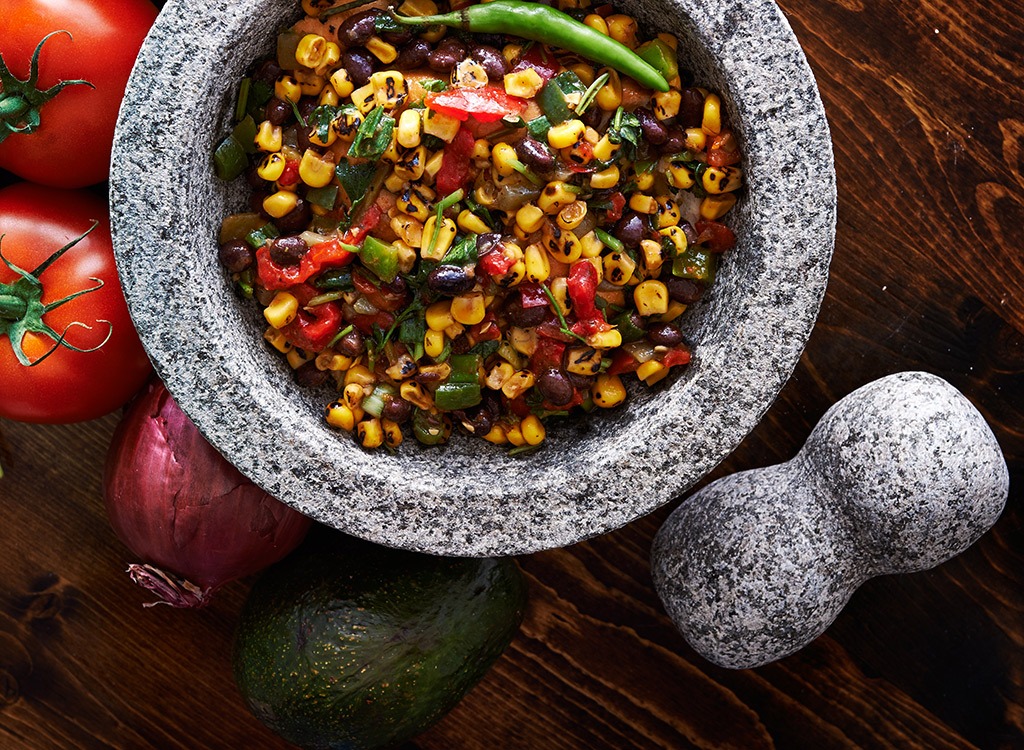 Corn bean salsa