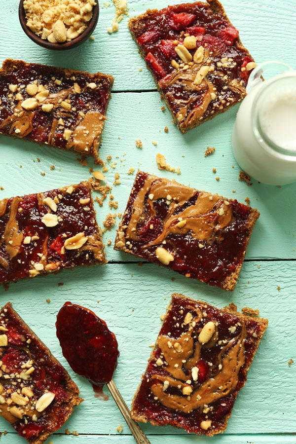 PB and J Snack Bars