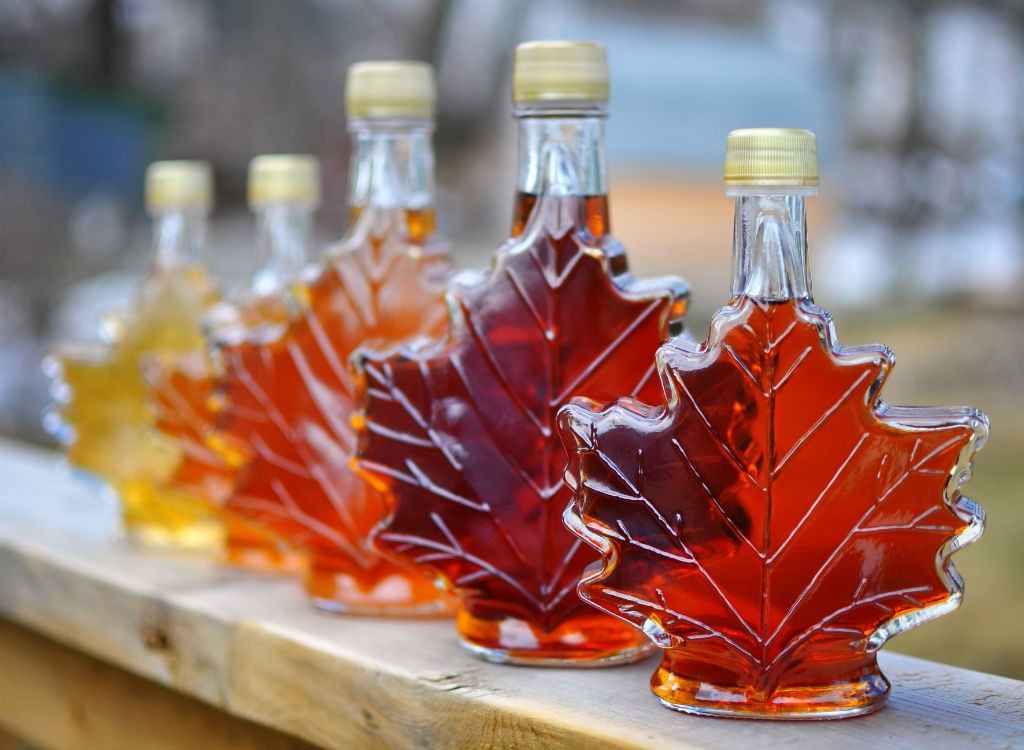 Sweeteners ranked maple syrup