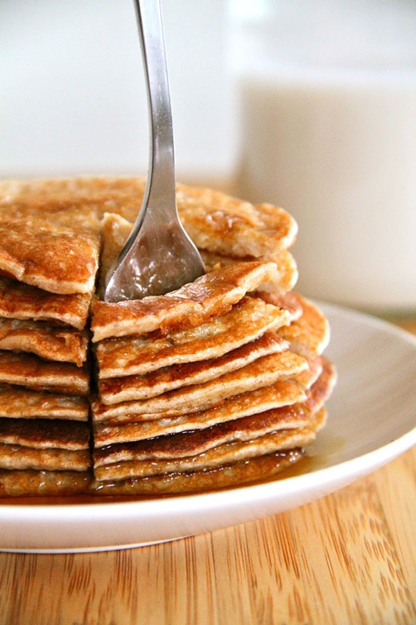 banana oat protein pancake recipe