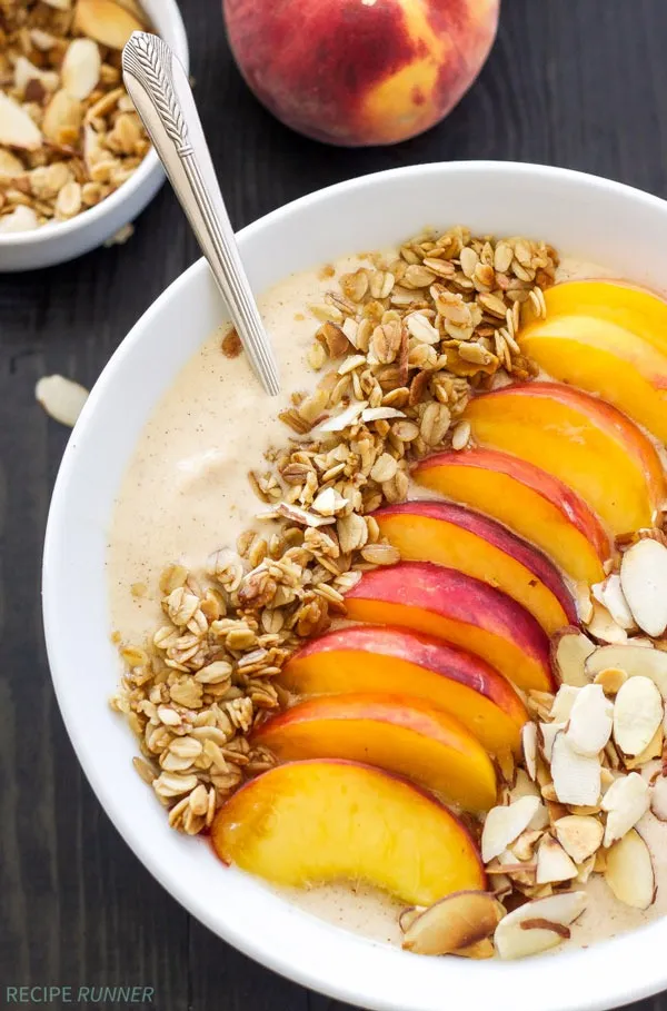 Bowl roundup peach pie smoothie bowl