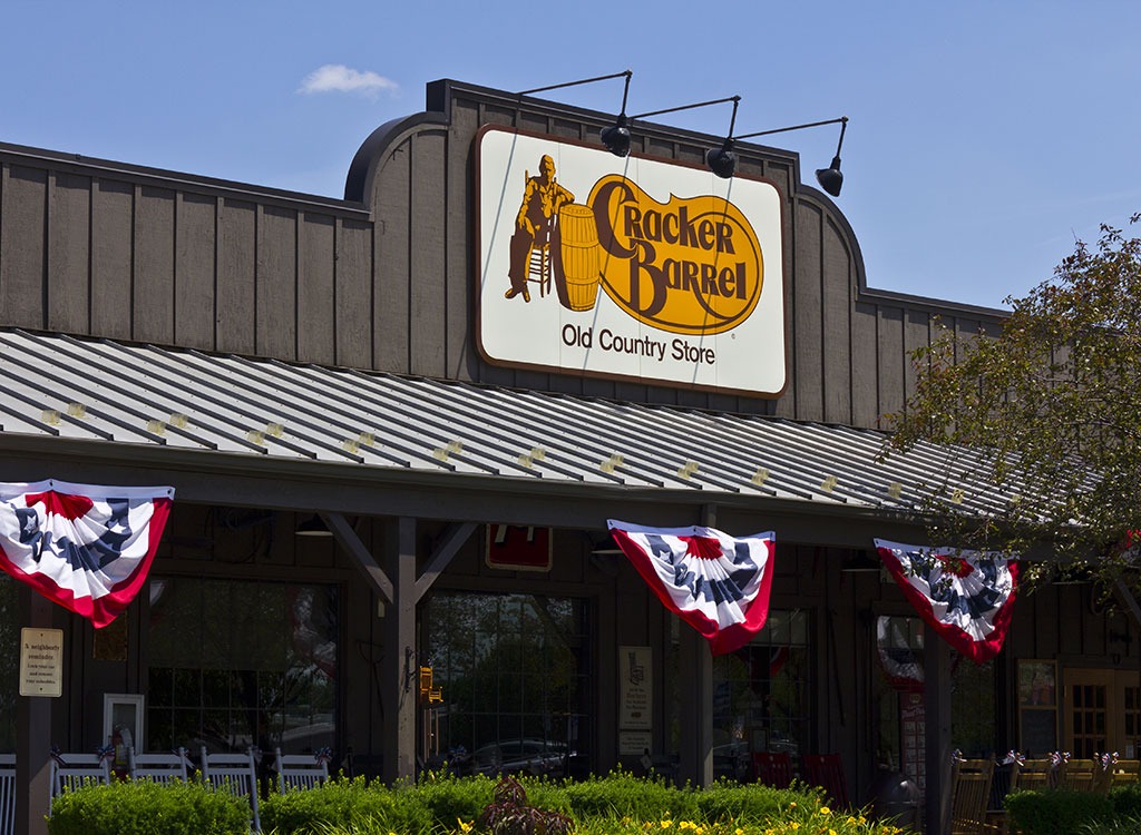 Cracker barrel storefront