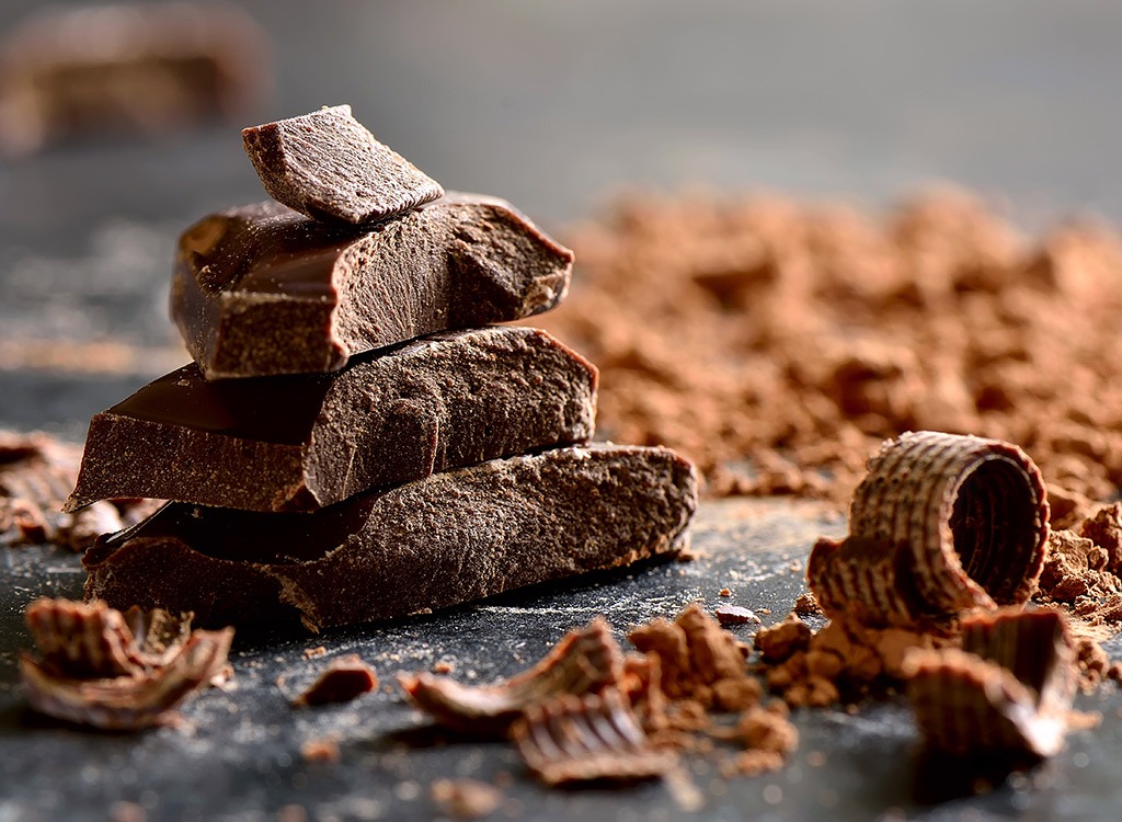 dark chocolate shavings