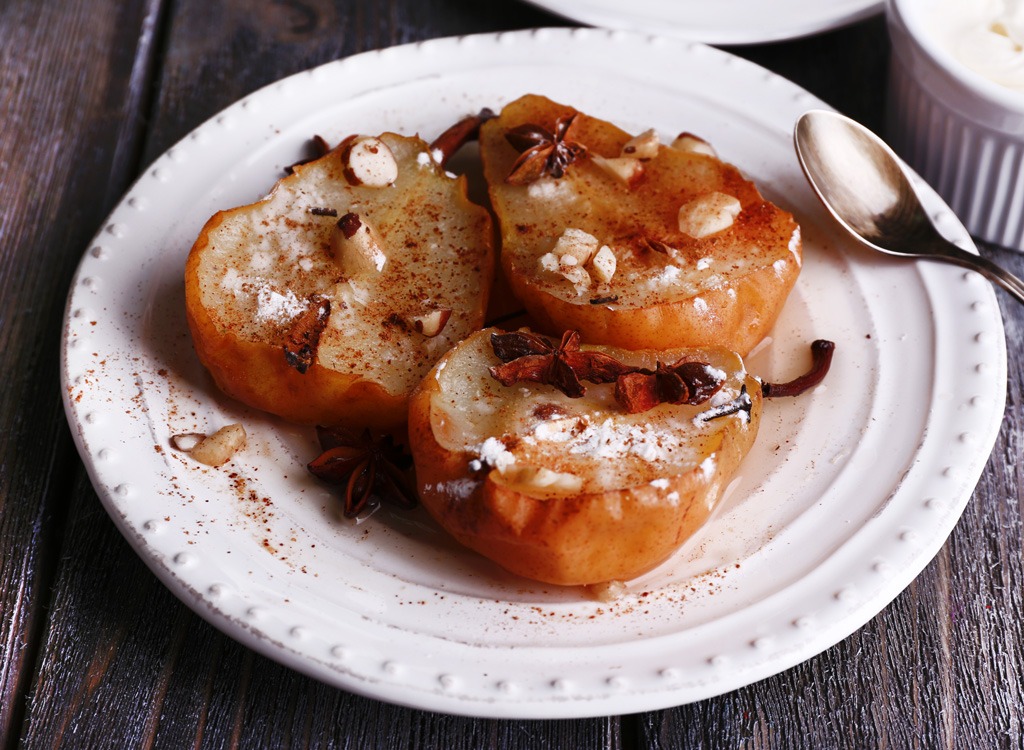 Baked pear