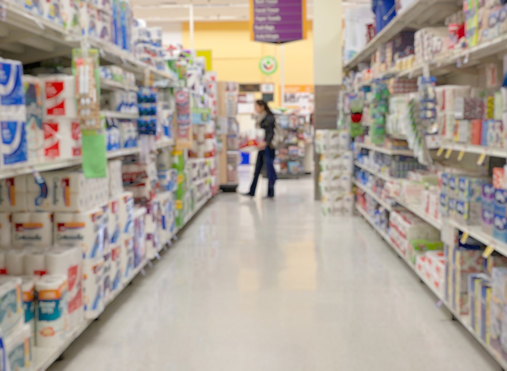 Supermarket aisle