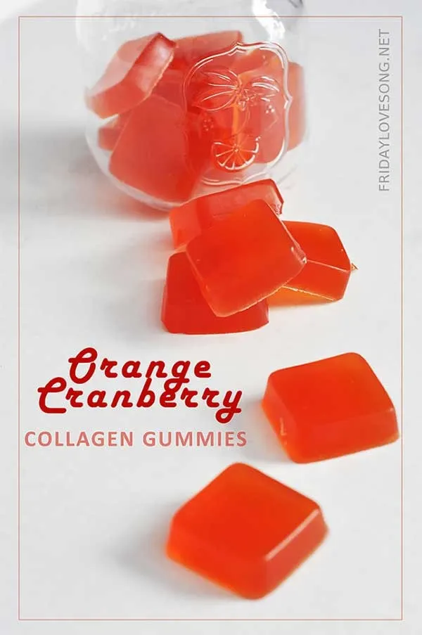 15. Orange Cranberry Collagen Gummies