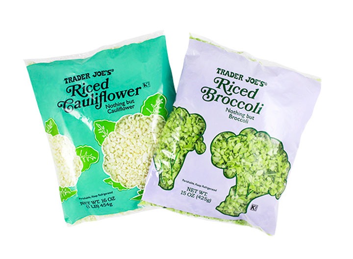 riced cauliflower broccoli trader joes