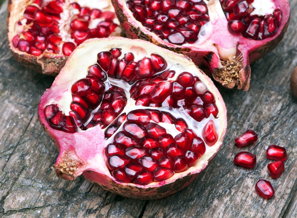 open pomegranate