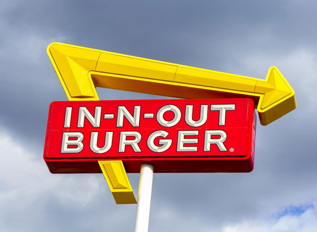 In-N-Out Burger sign