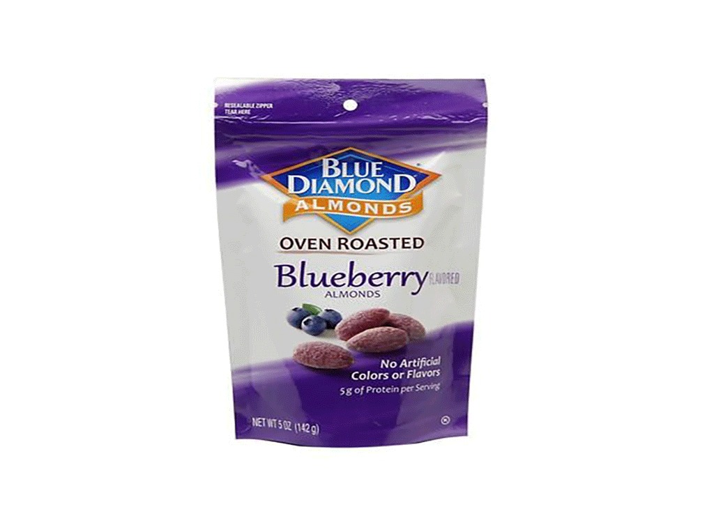 blue diamond oven roasted blueberry almonds
