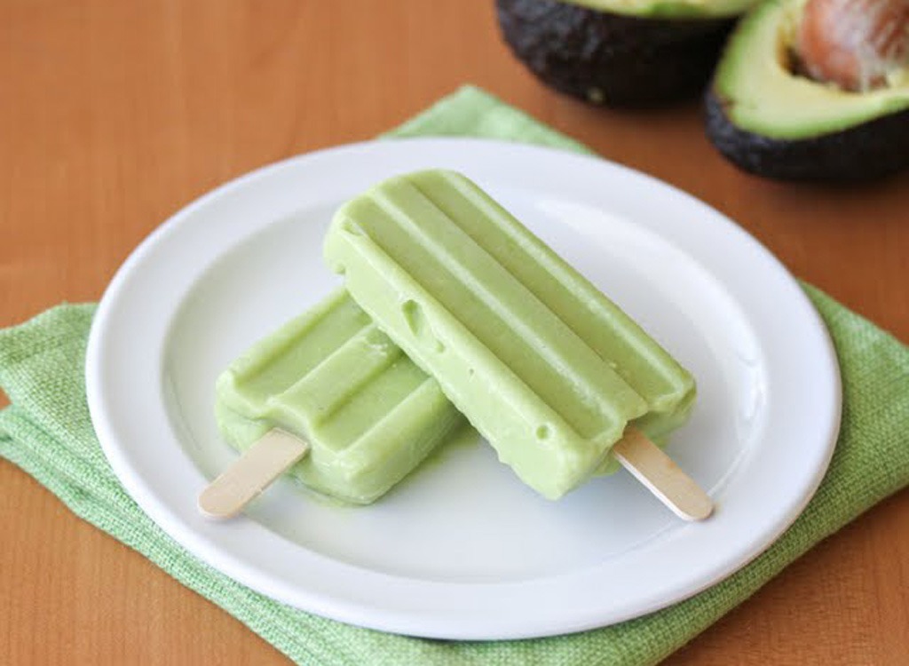 avocado ice pops