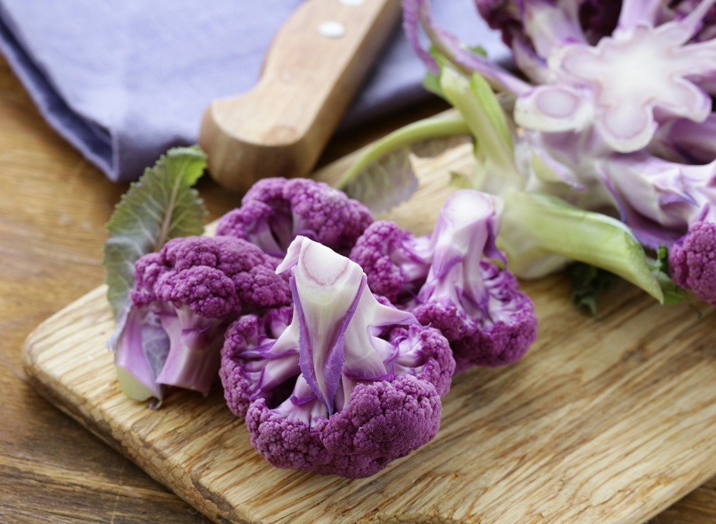 Purple cauliflower