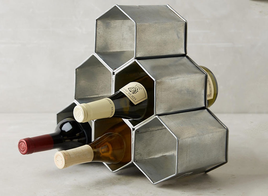 honeycomb wine holder