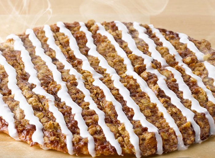 papa john's cinnapie  dessert pizza