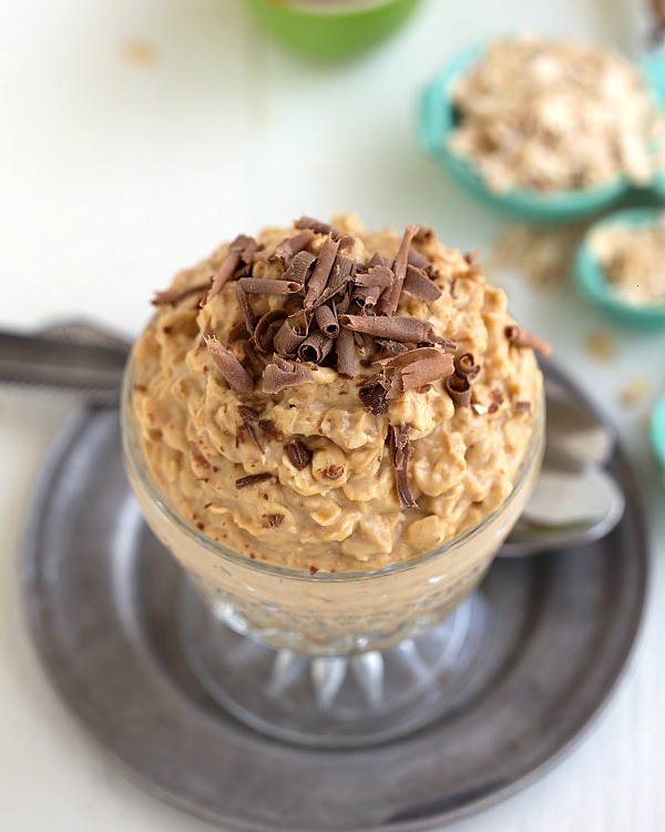 peanut butter cheesecake overnight oats