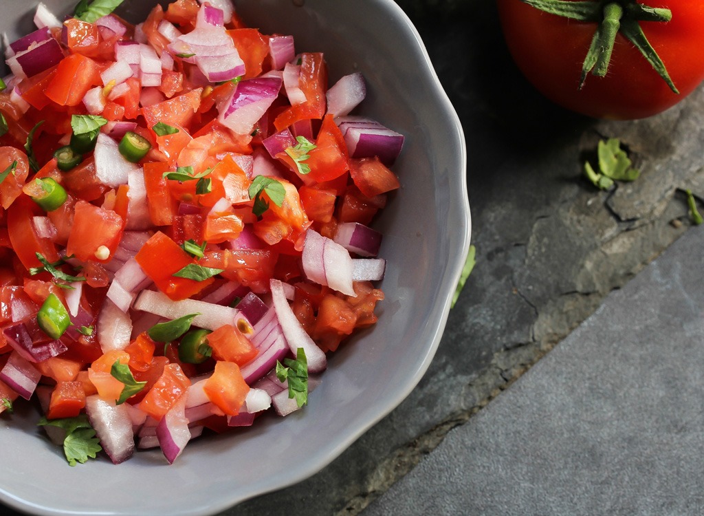 Busy stocked foods salsa