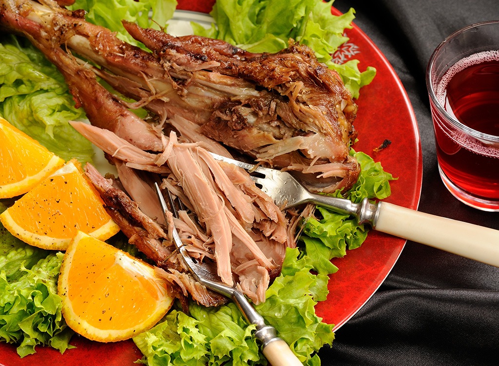 Christmas dishes skinless dark meat