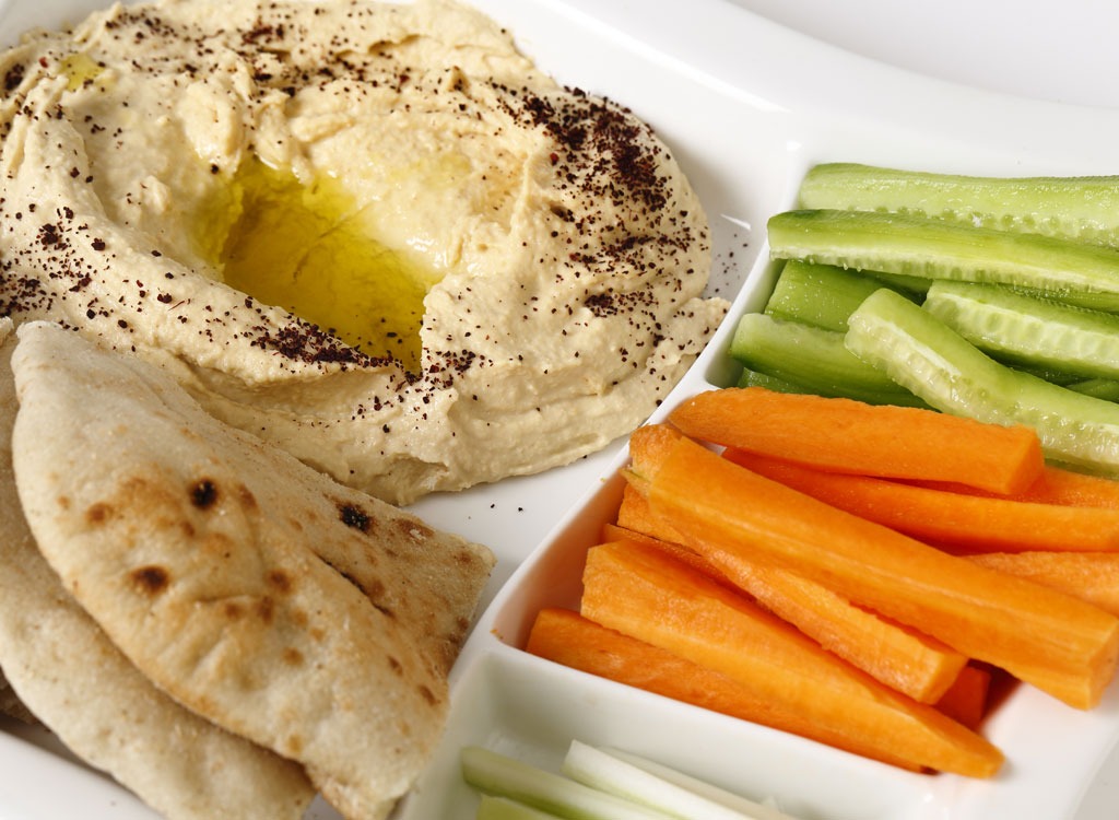 veggies and hummus