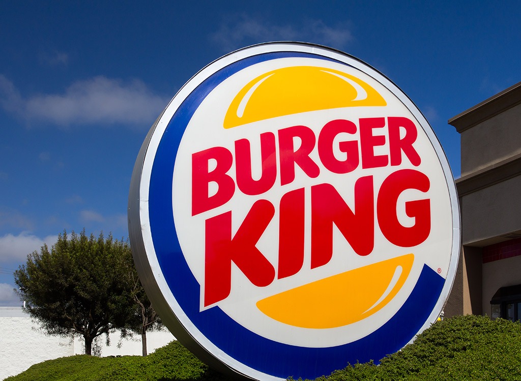 Burger king sign