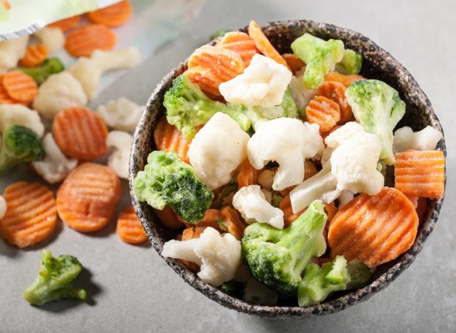 frozen veggies bowl