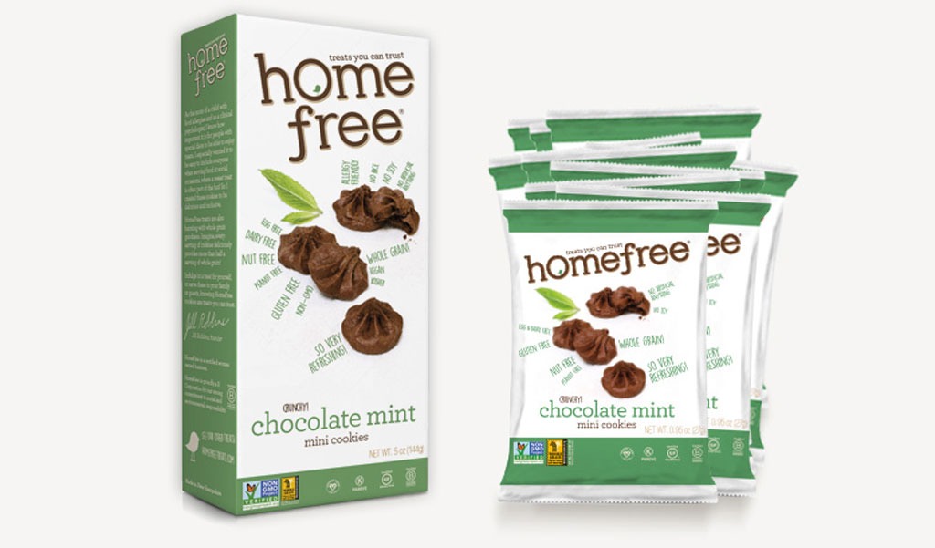 Homefree Chocolate Mint Gluten Free, Allergen-Friendly Cookies