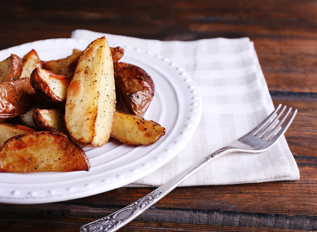 Baked potato wedges