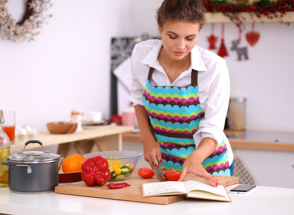 Woman cooking