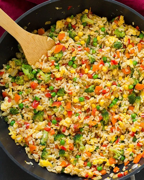 Resistant starch recipes Very Veggie Fried Rice