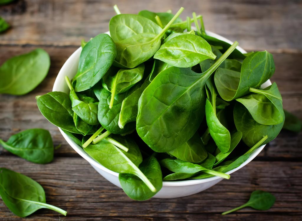 Spinach - foods for energy