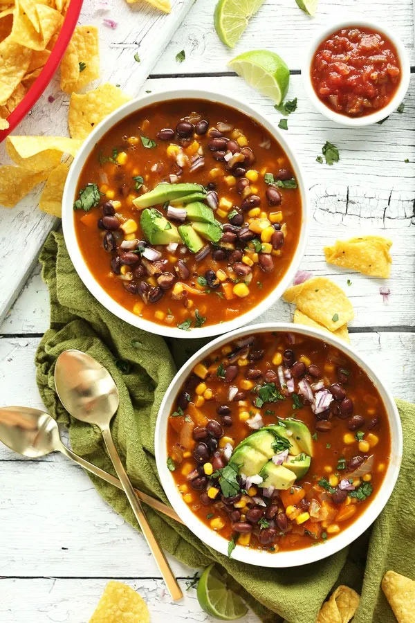 Chipotle Black Bean Tortilla Soup