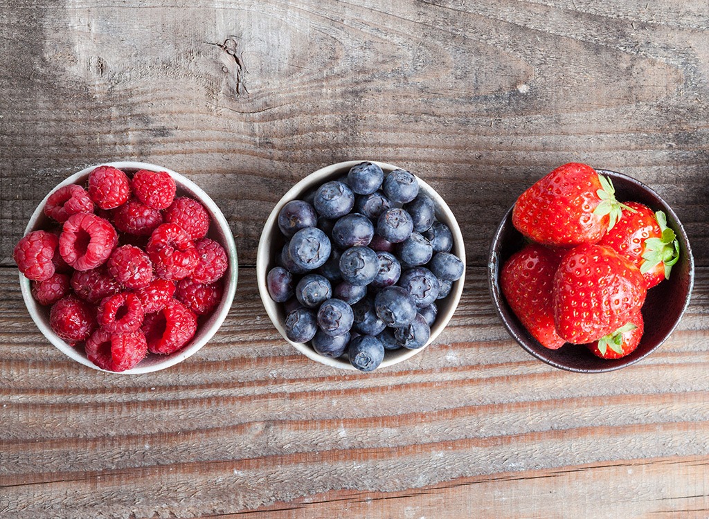 Summer diet berry picking