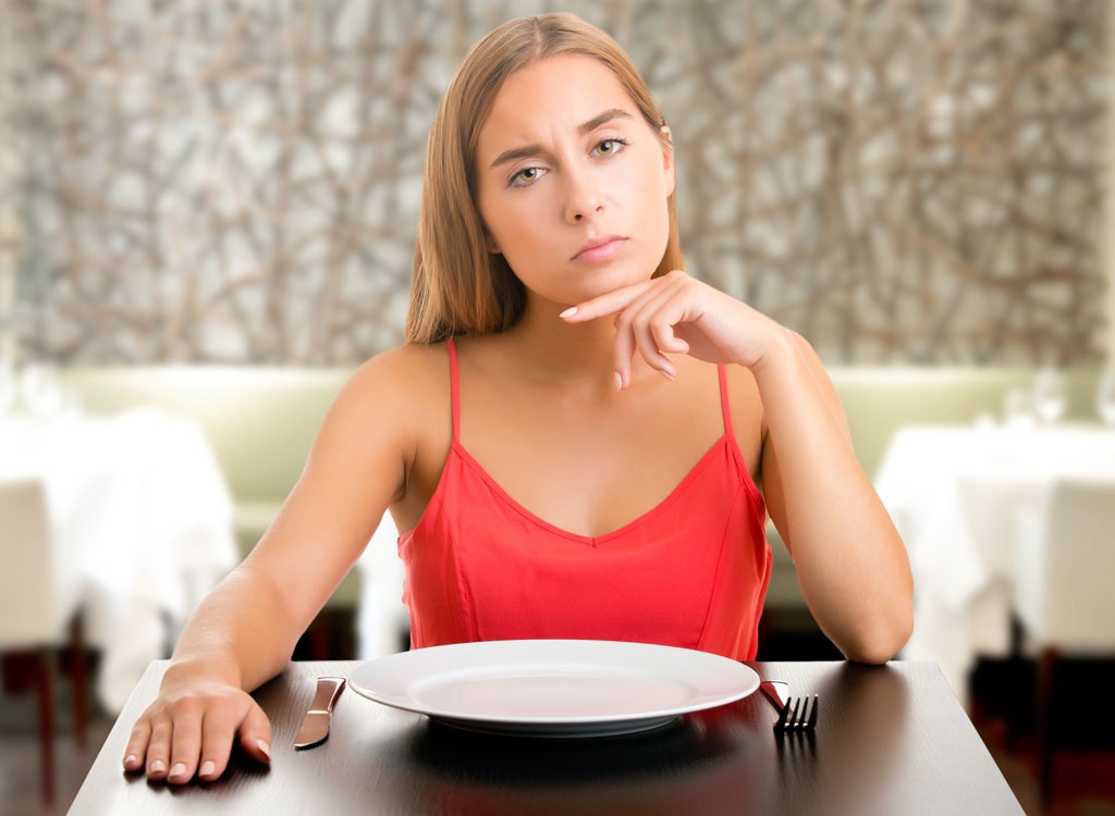 Woman forgetful hangry