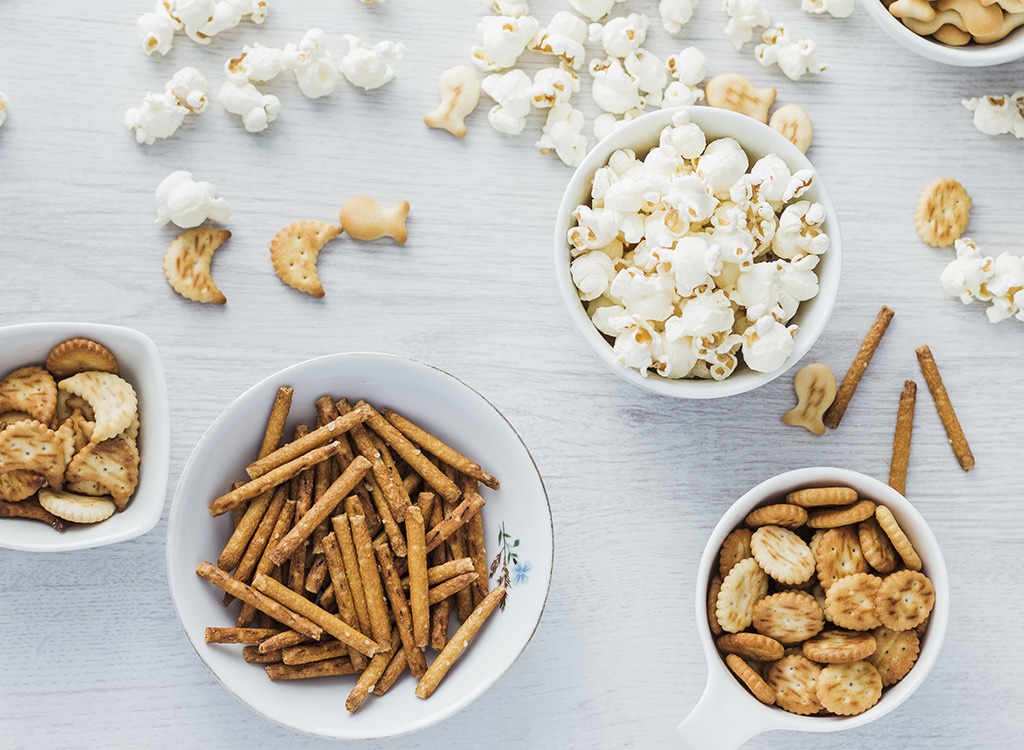 various snacks