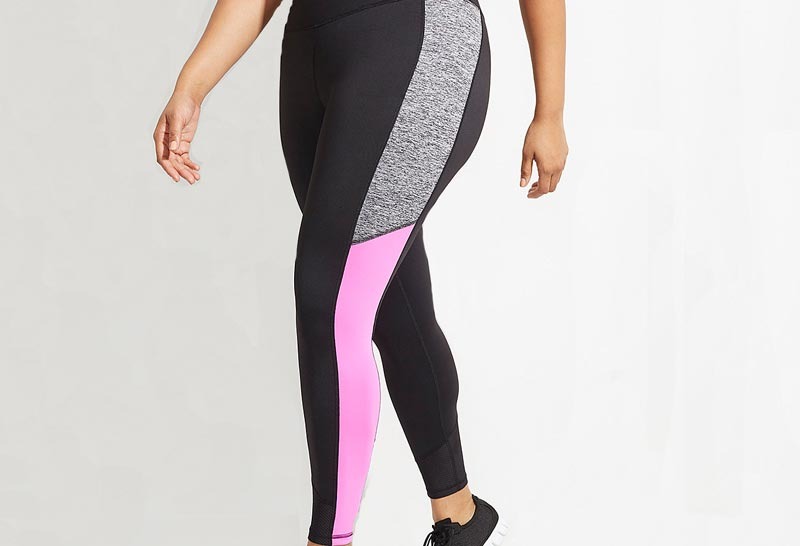lane bryant wicking colorblock active legging with mesh