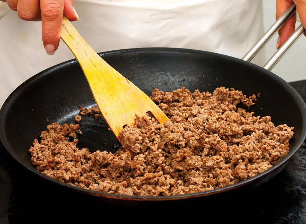 Casserole tips ground meat