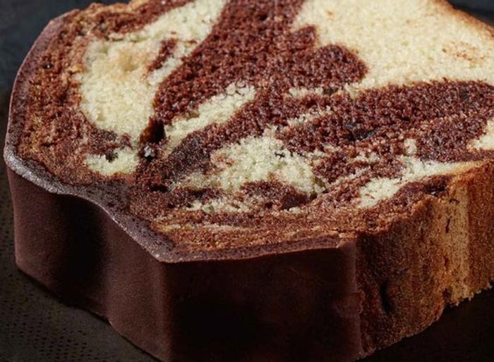 chocolate marble loaf cake