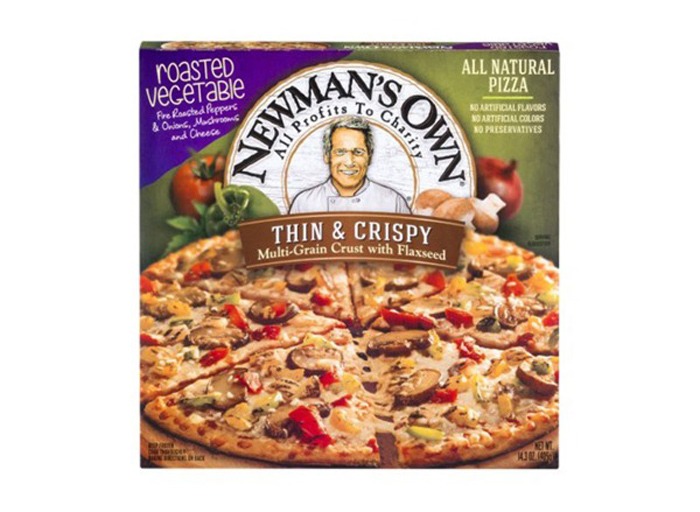 newmans own roasted vegetable pizza