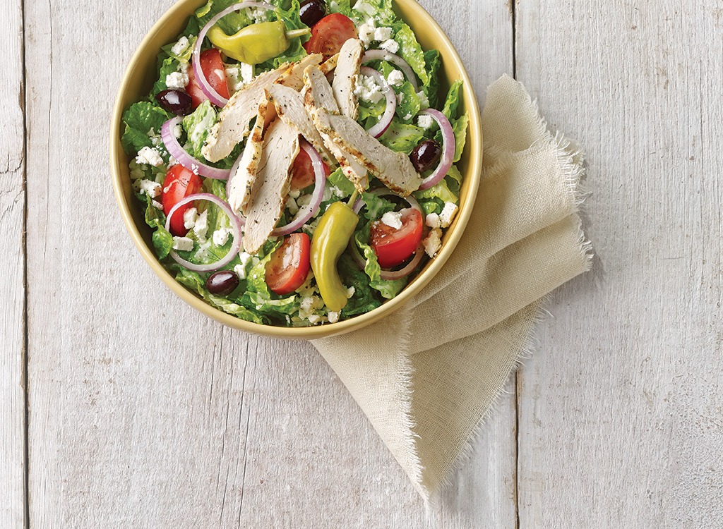 panera greek salad with chicken