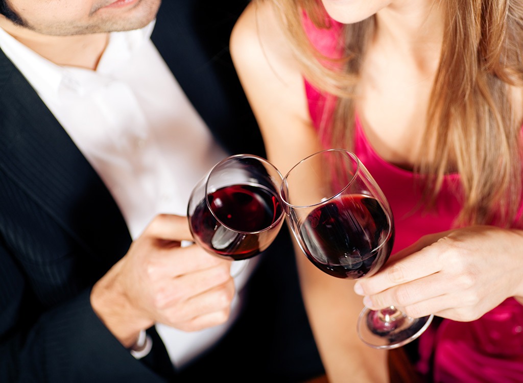 Toasting wine glasses - best and worst drinks for your penis