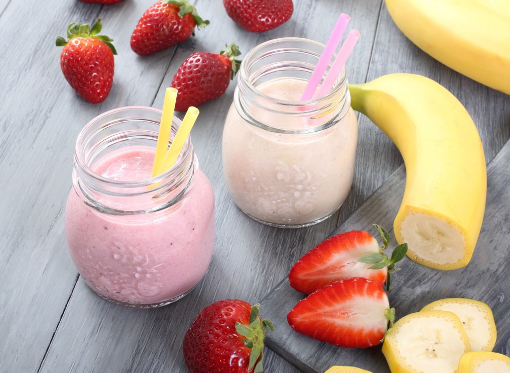 strawberry banana smoothie