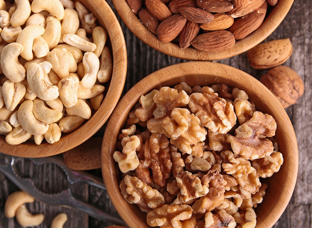 Assorted nuts in bowls - best ways to speed up your metabolism 