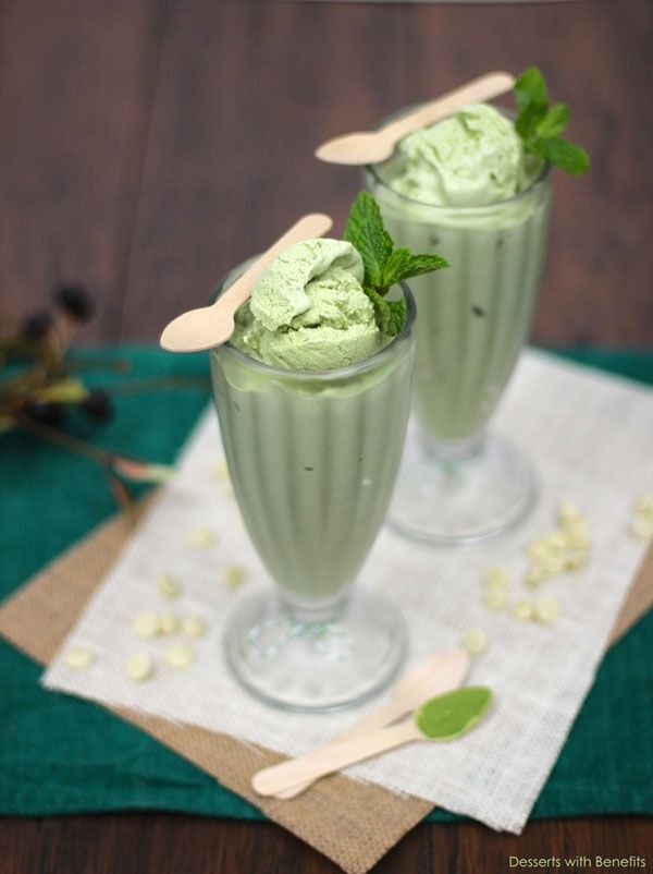 matcha healthy ice cream