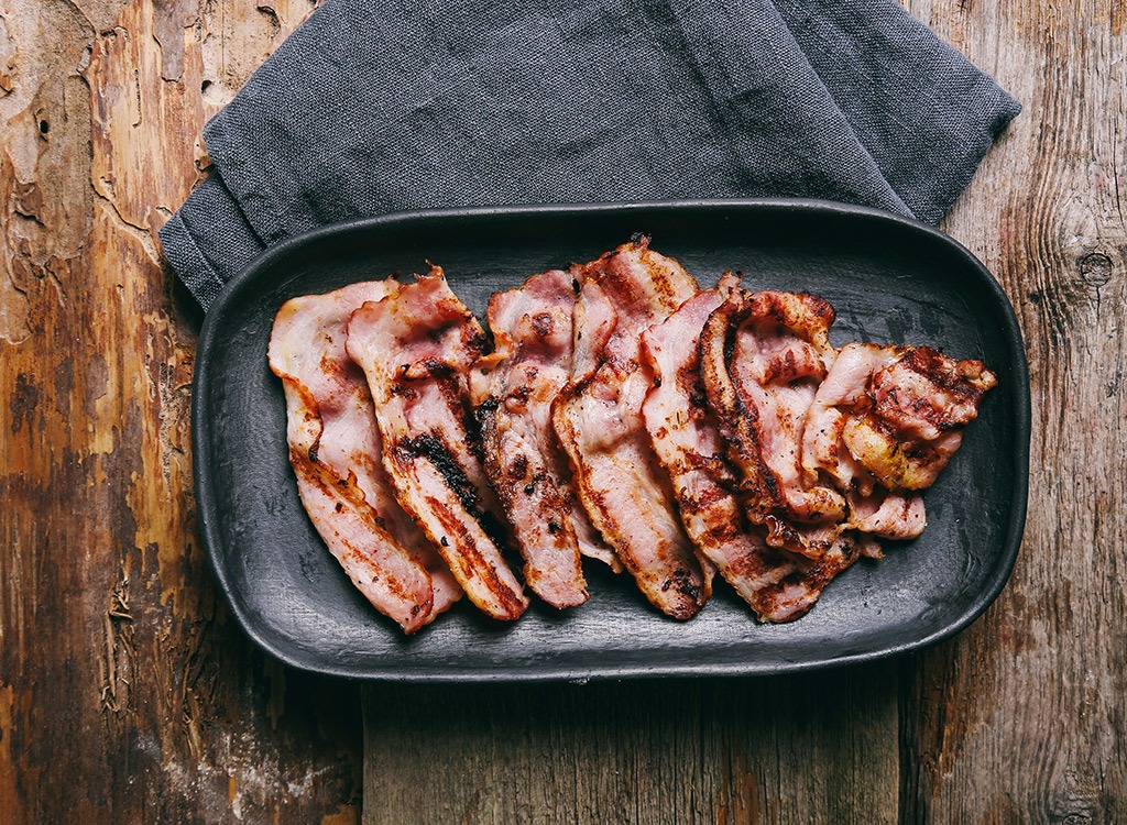 Bacon in a pan