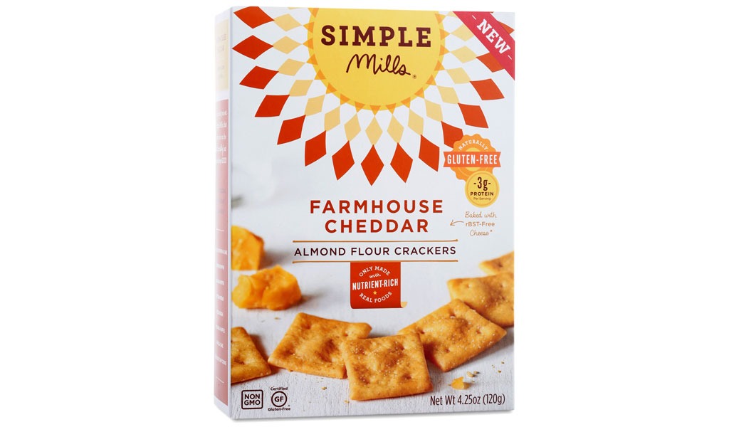 simple mills farmhouse cheddar crackers