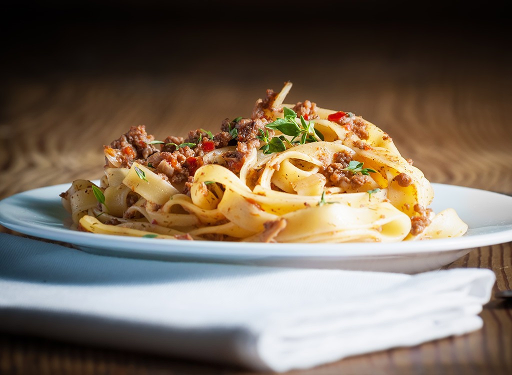 pasta bolognese