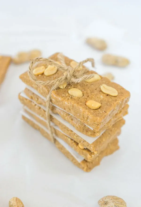 peanut butter cookie dough protein bars