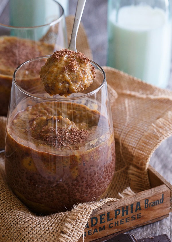 Pumpkin Chocolate Chia Pudding